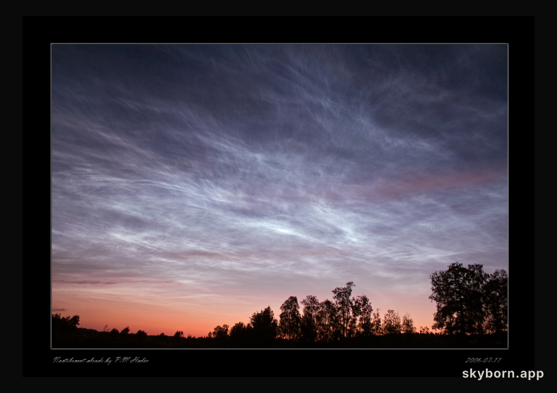 Noctilucent Clouds Over Sweden