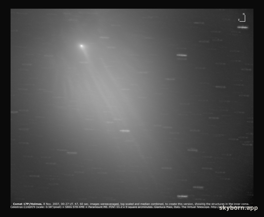 The Inner Coma of Comet Holmes
