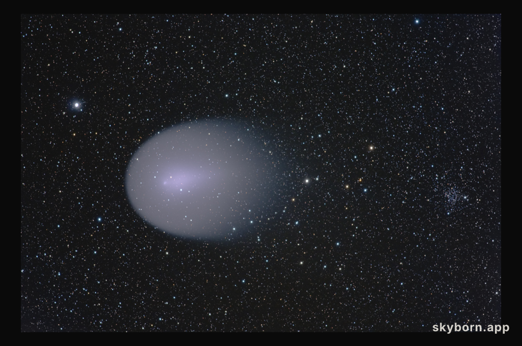 Comet Holmes Over Hungary