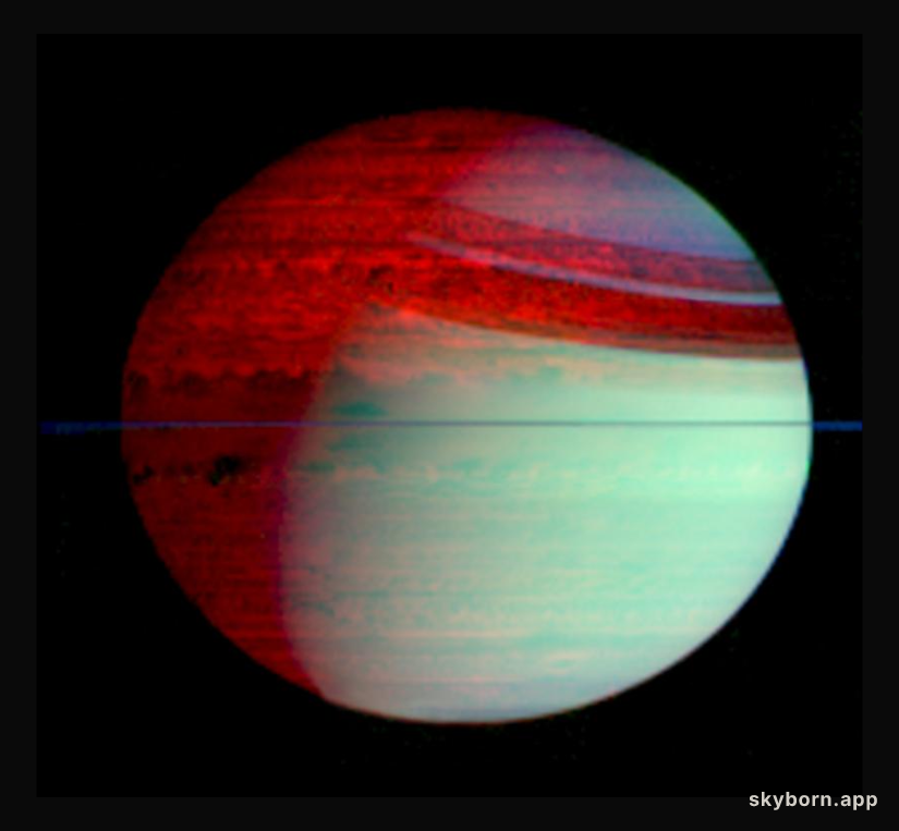 Saturn's Infrared Glow
