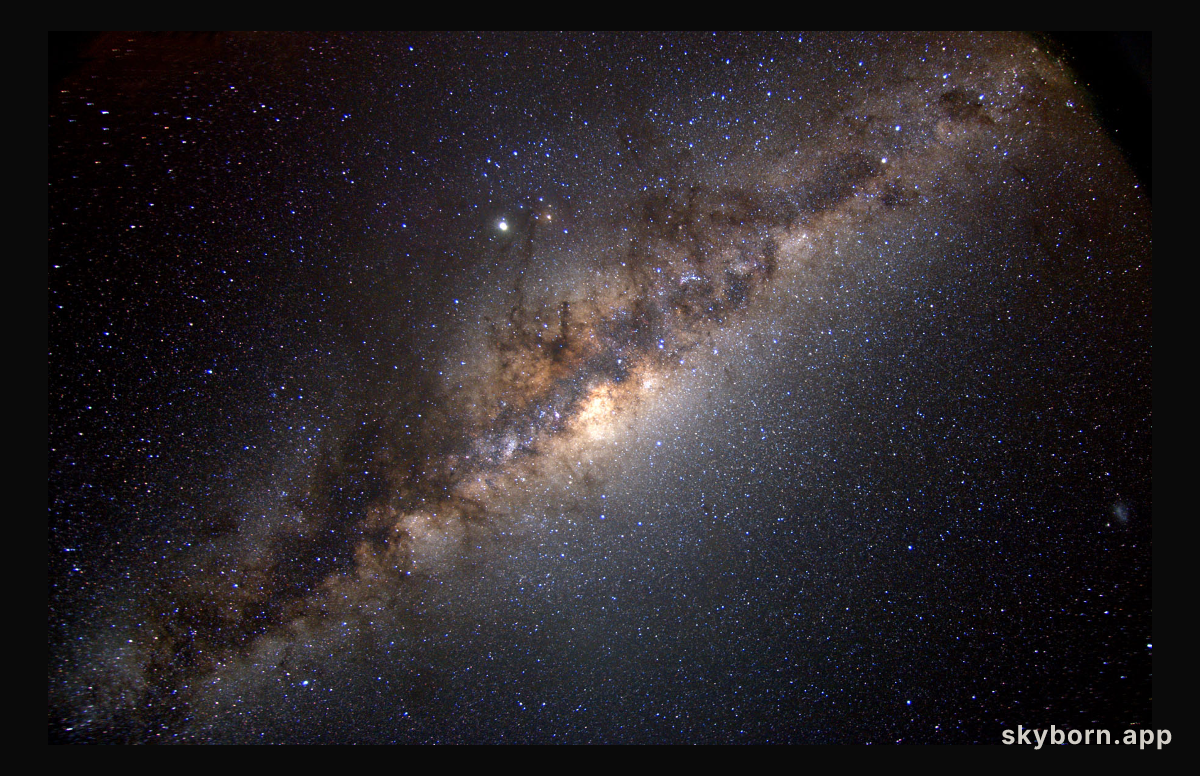 The Milky Way at 5000 Meters