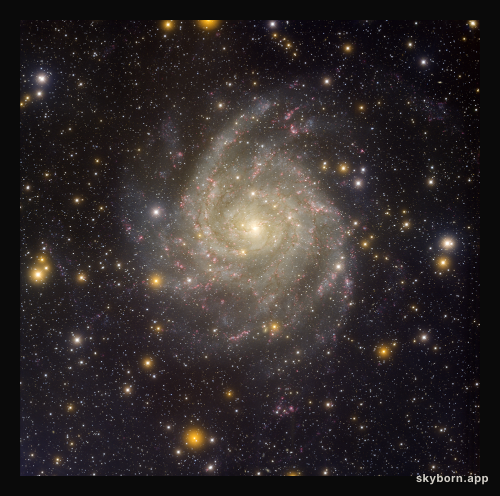 Hidden Galaxy IC 342 from Kitt Peak