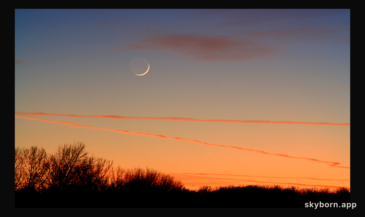 Mercury Chases the Sunset