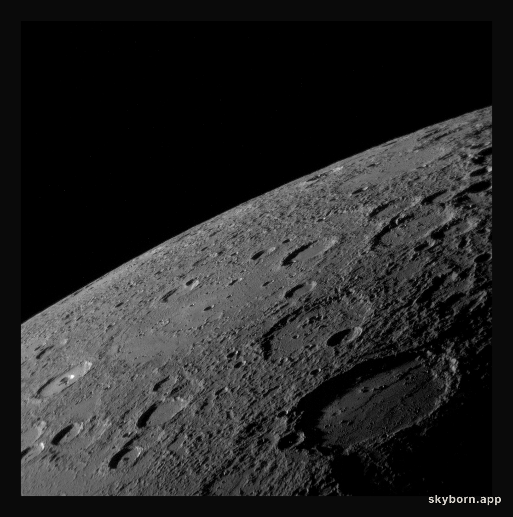 Mercury's Horizon from MESSENGER