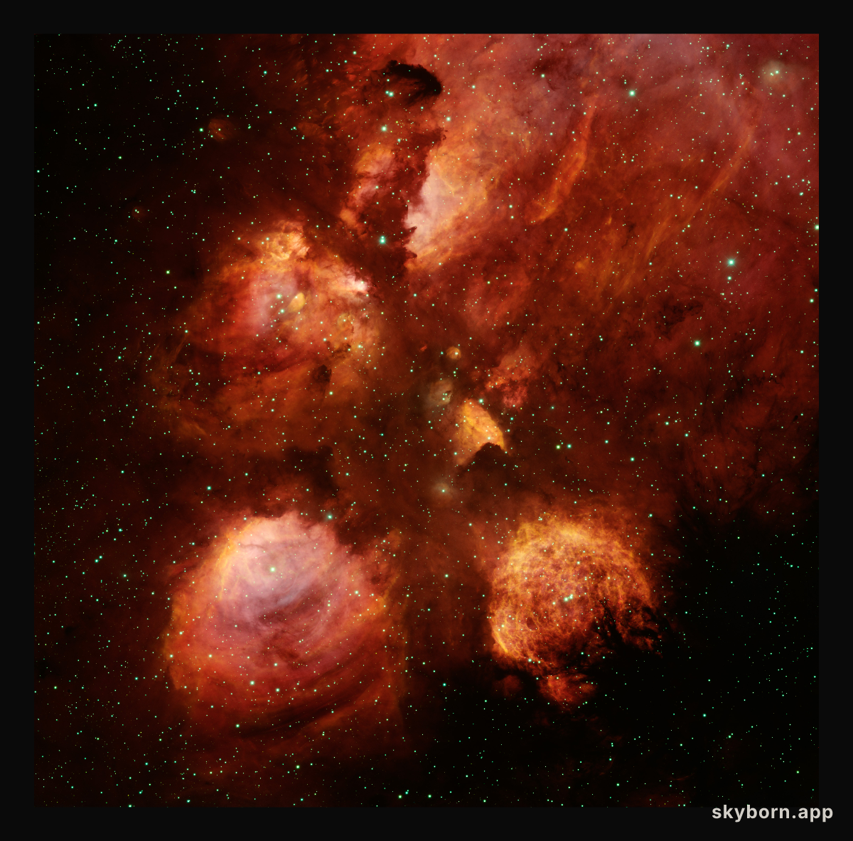 NGC 6334: The Cat's Paw Nebula