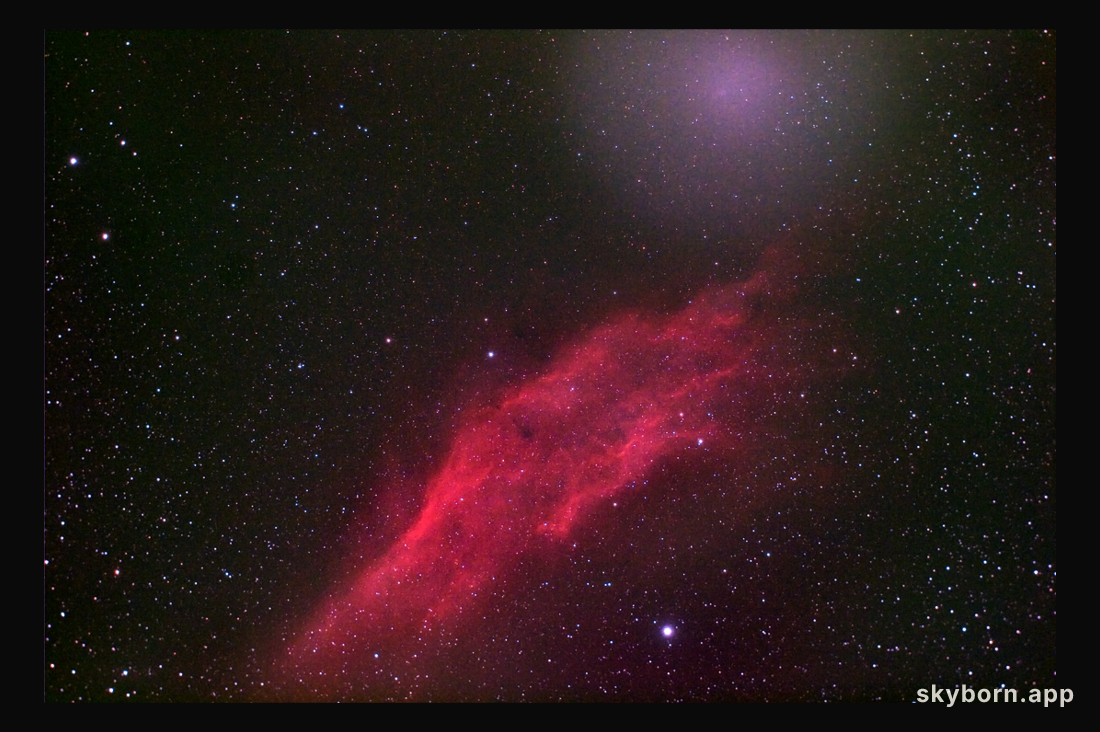 Comet over California