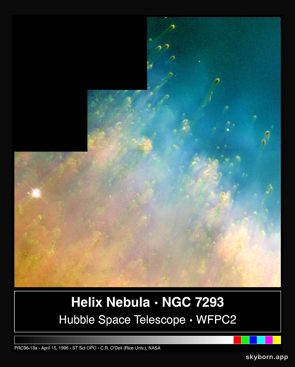 Curious Cometary Knots in the Helix Nebula