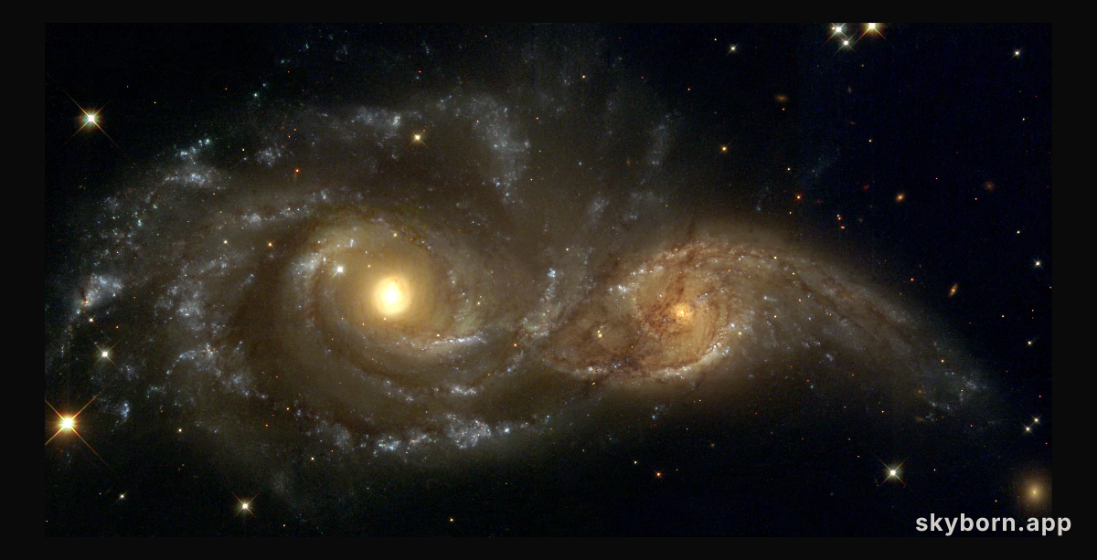 Spiral Galaxies in Collision