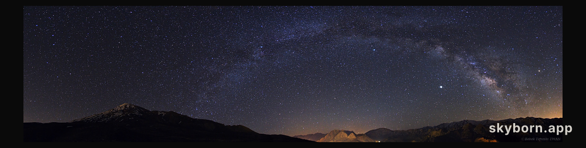 Alborz Mountain Milky Way