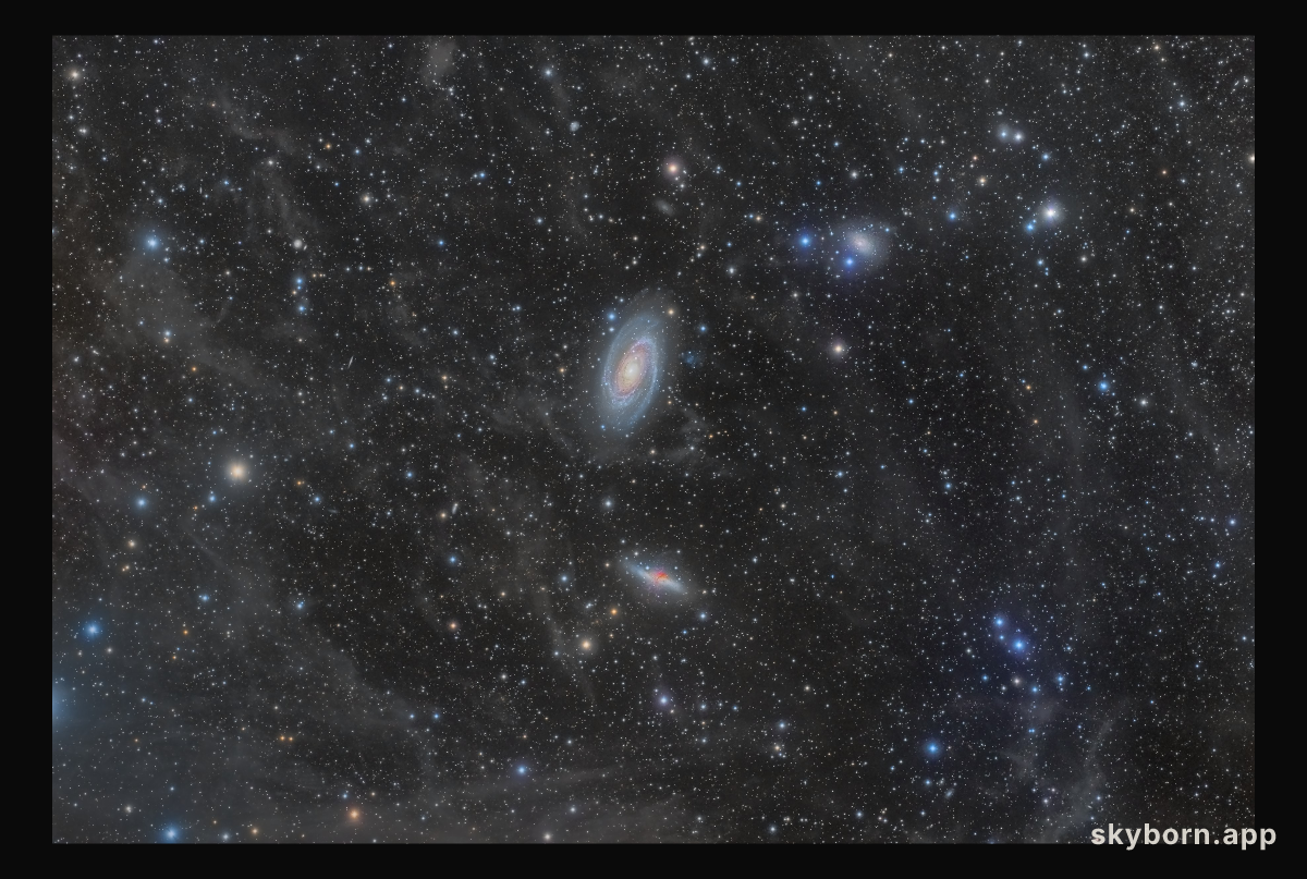 The M81 Galaxy Group Through the Integrated Flux Nebula