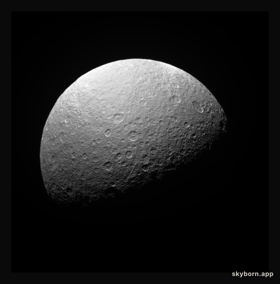 Ancient Craters of Southern Rhea