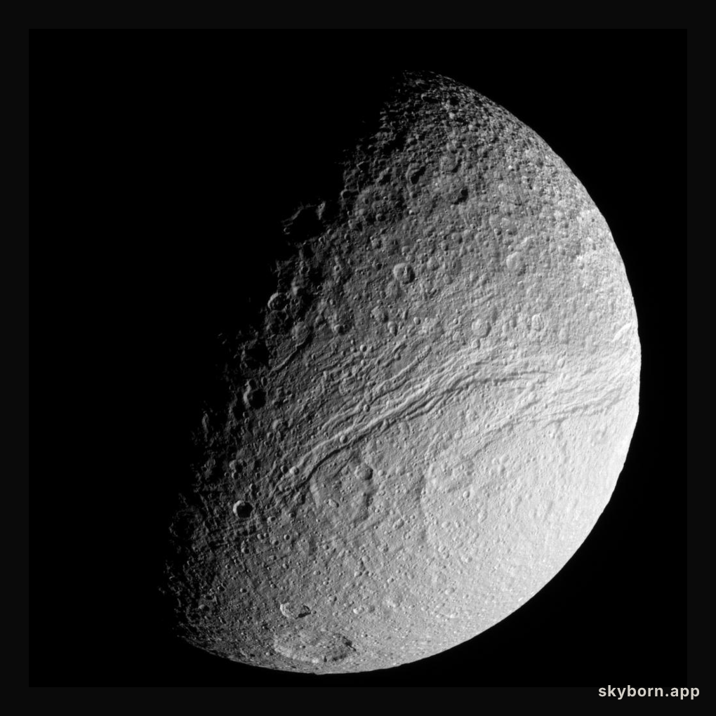Ithaca Chasma: The Great Rift on Saturn's Tethys