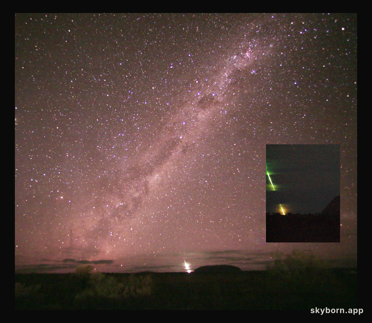 Fireball at Ayers Rock
