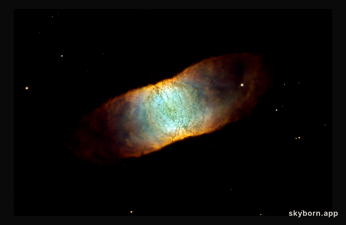 IC 4406: A Seemingly Square Nebula