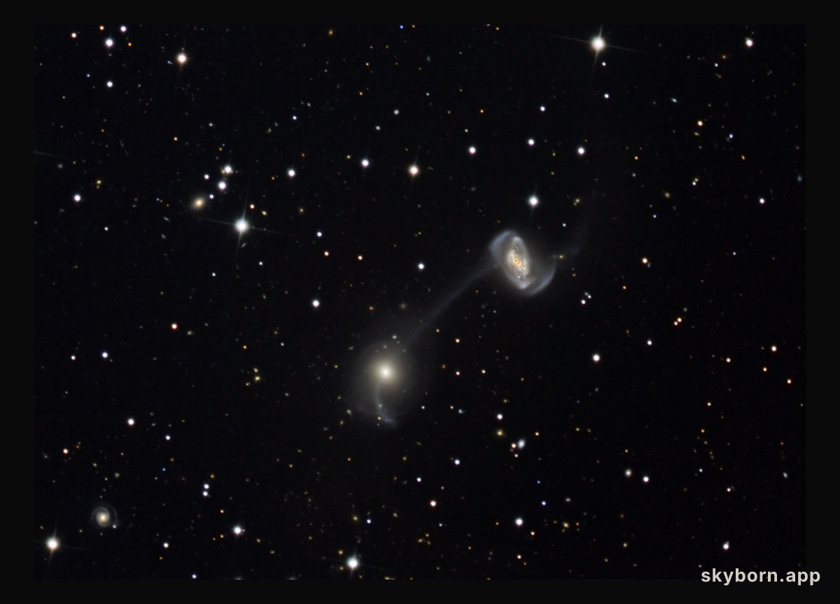 Galaxies on a String