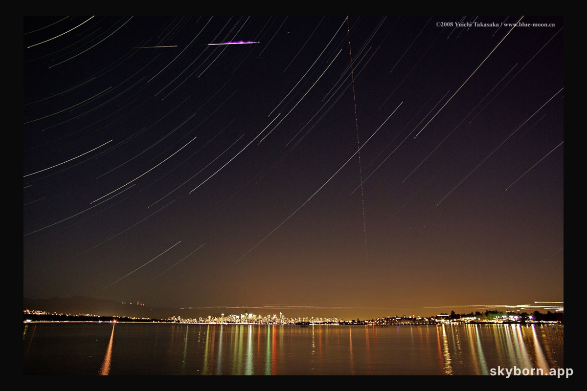 Perseid over Vancouver