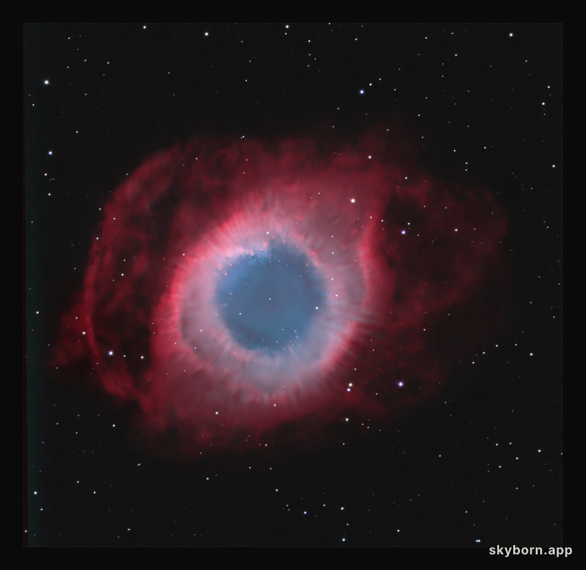 Spokes in the Helix Nebula
