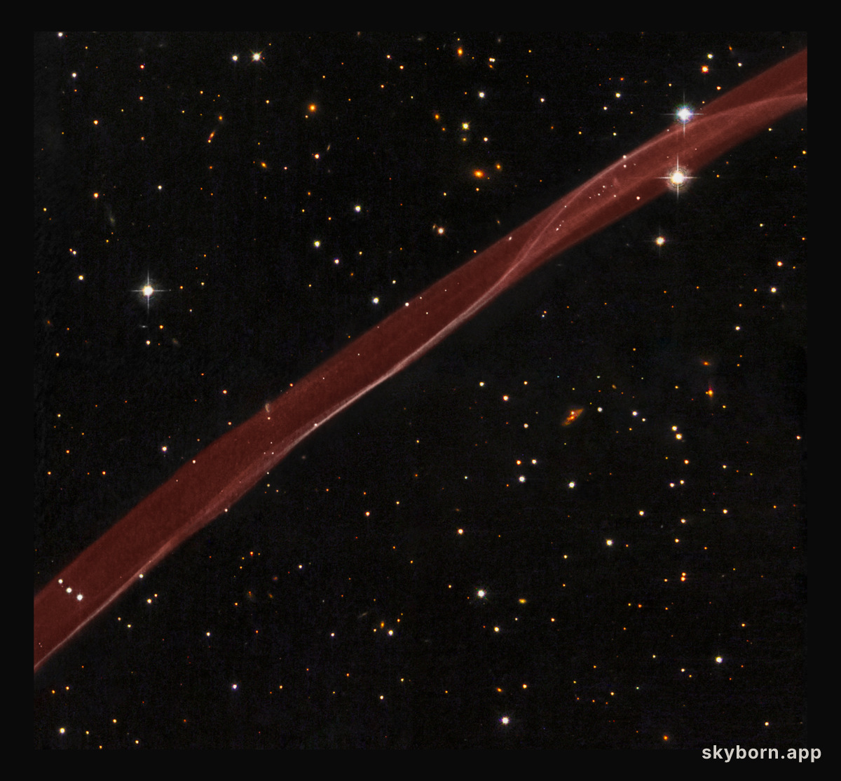 SN 1006: A Supernova Ribbon from Hubble
