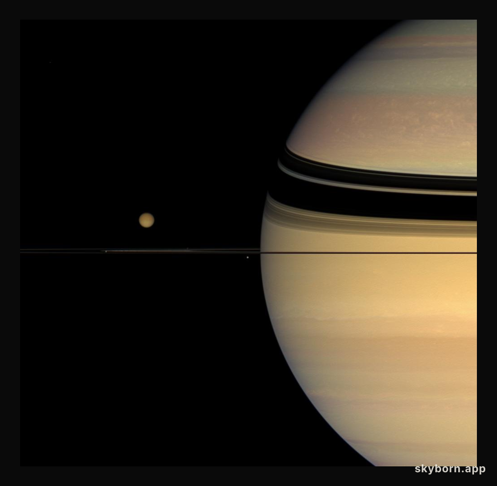 Moons, Rings, and Unexpected Colors on Saturn