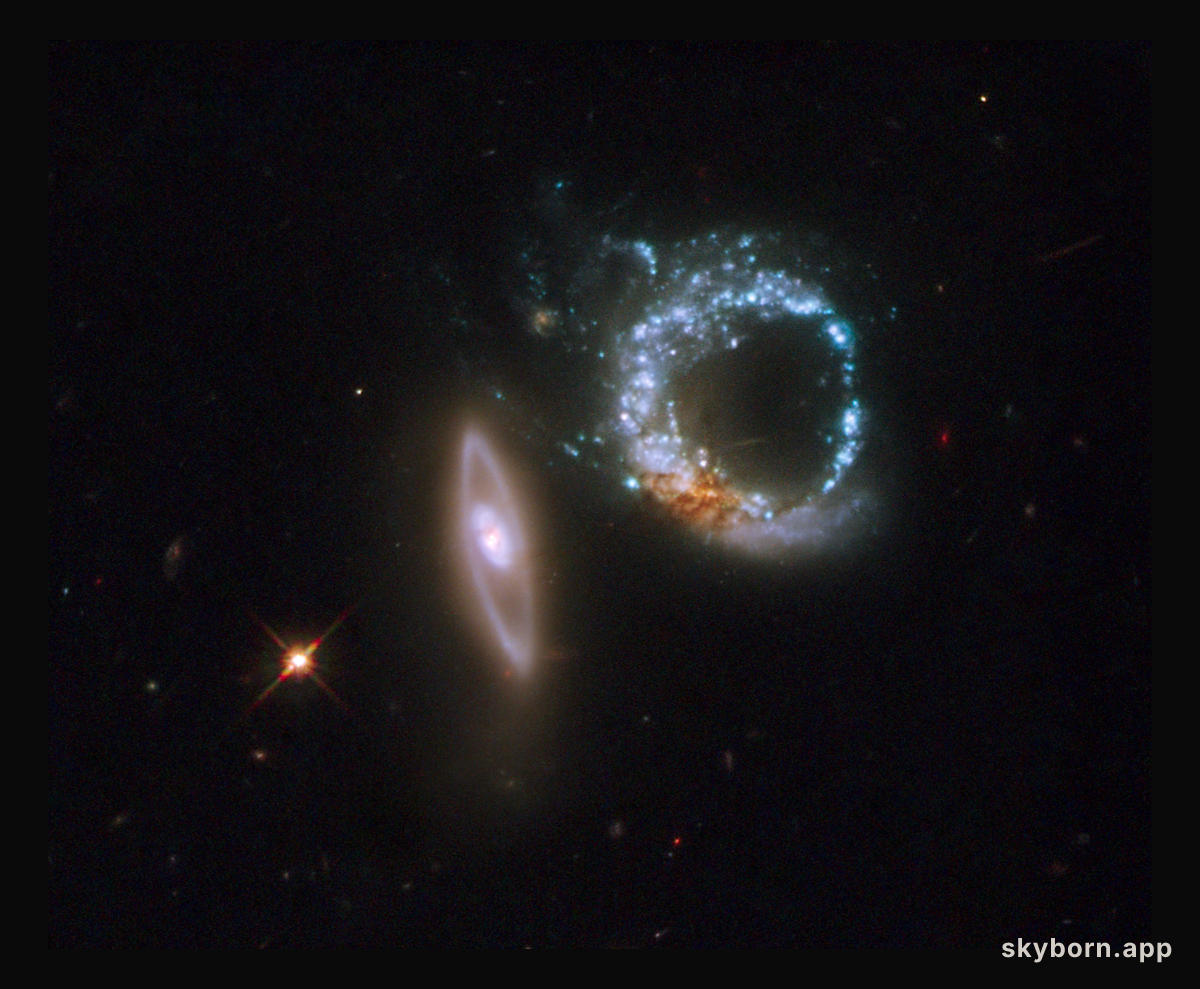 The Double Ring Galaxies of Arp 147 from Hubble