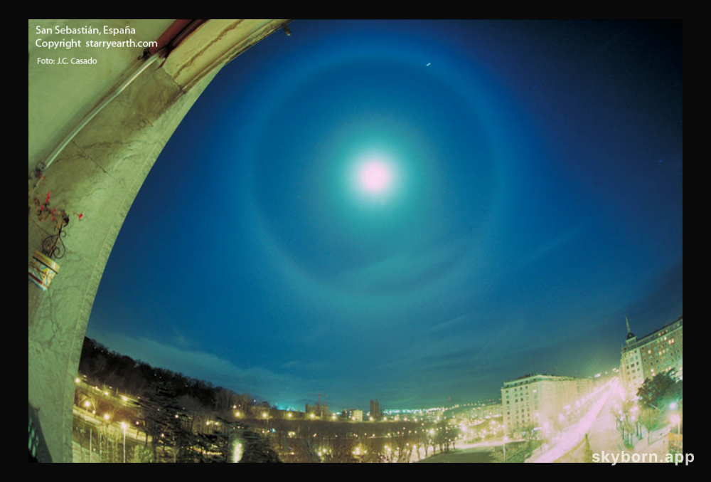 A Halo Around the Moon