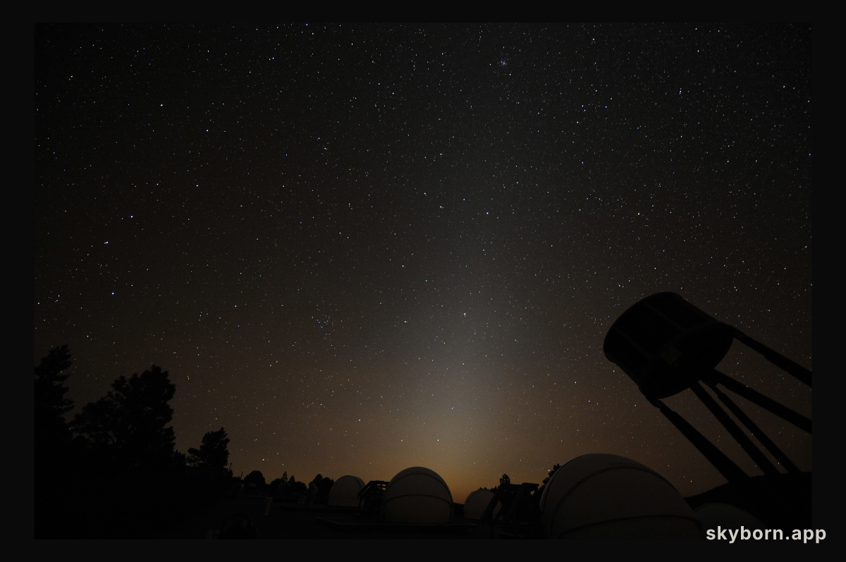 Zodiacal Light Over New Mexico