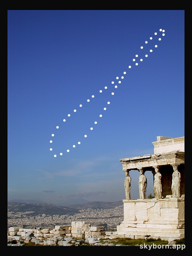 Analemma Over the Porch of Maidens