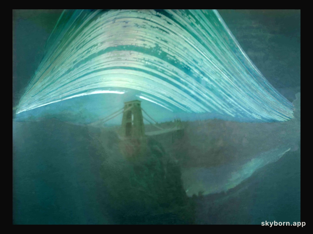 Suspension Bridge Solargraph