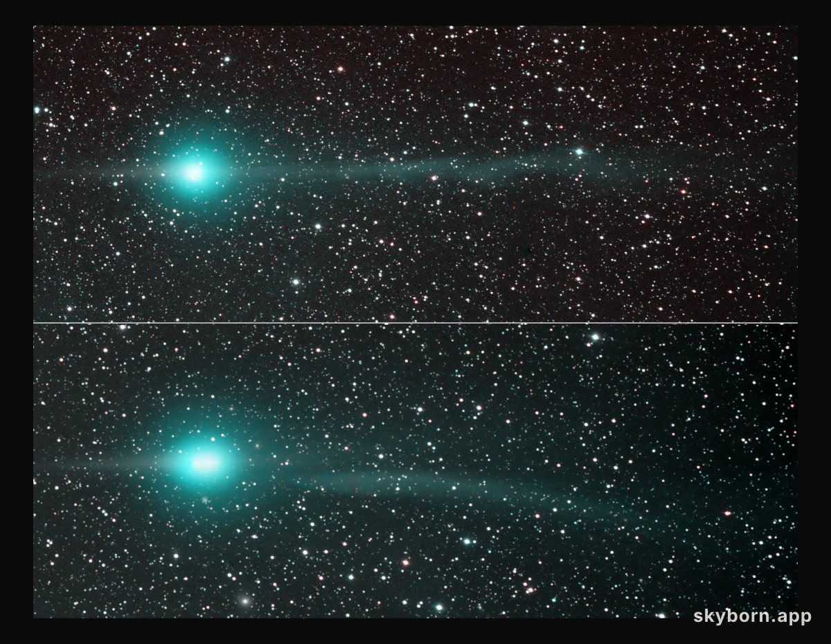 Comet Lulin Tails