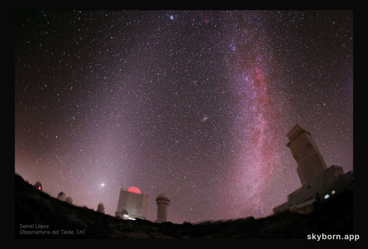 Zodiacal Light Vs. Milky Way