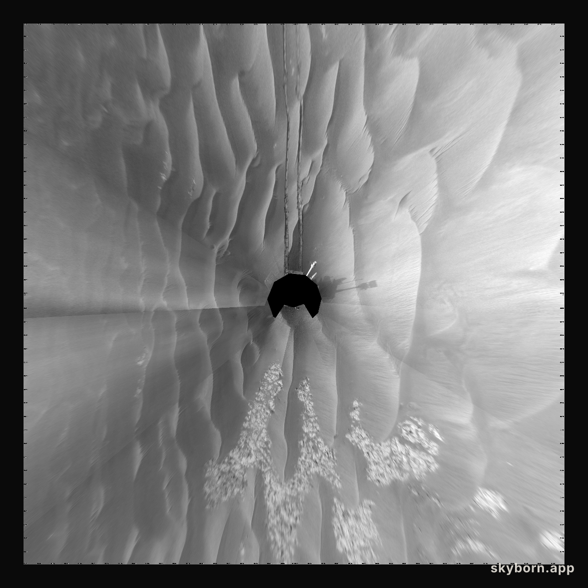 Martian Dunes and the Shadow of Opportunity