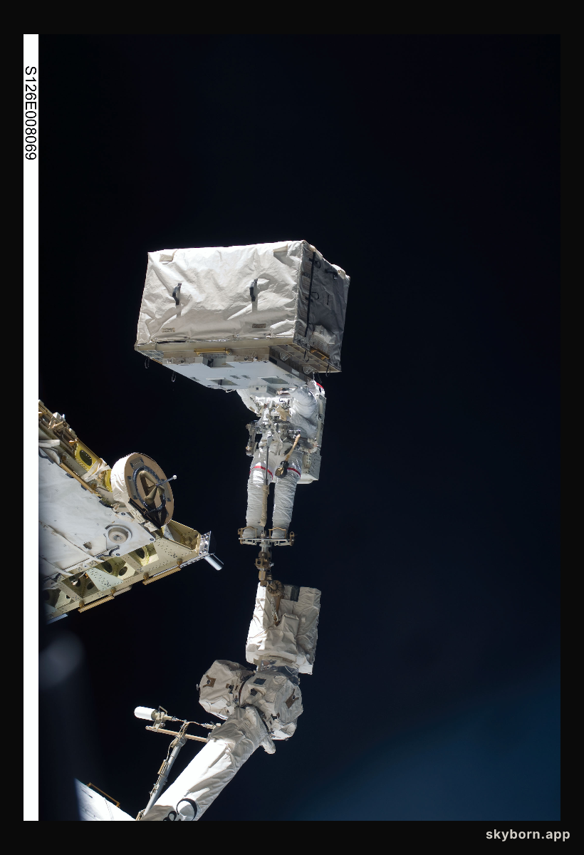 Astronaut's Head Upgraded During Spacewalk