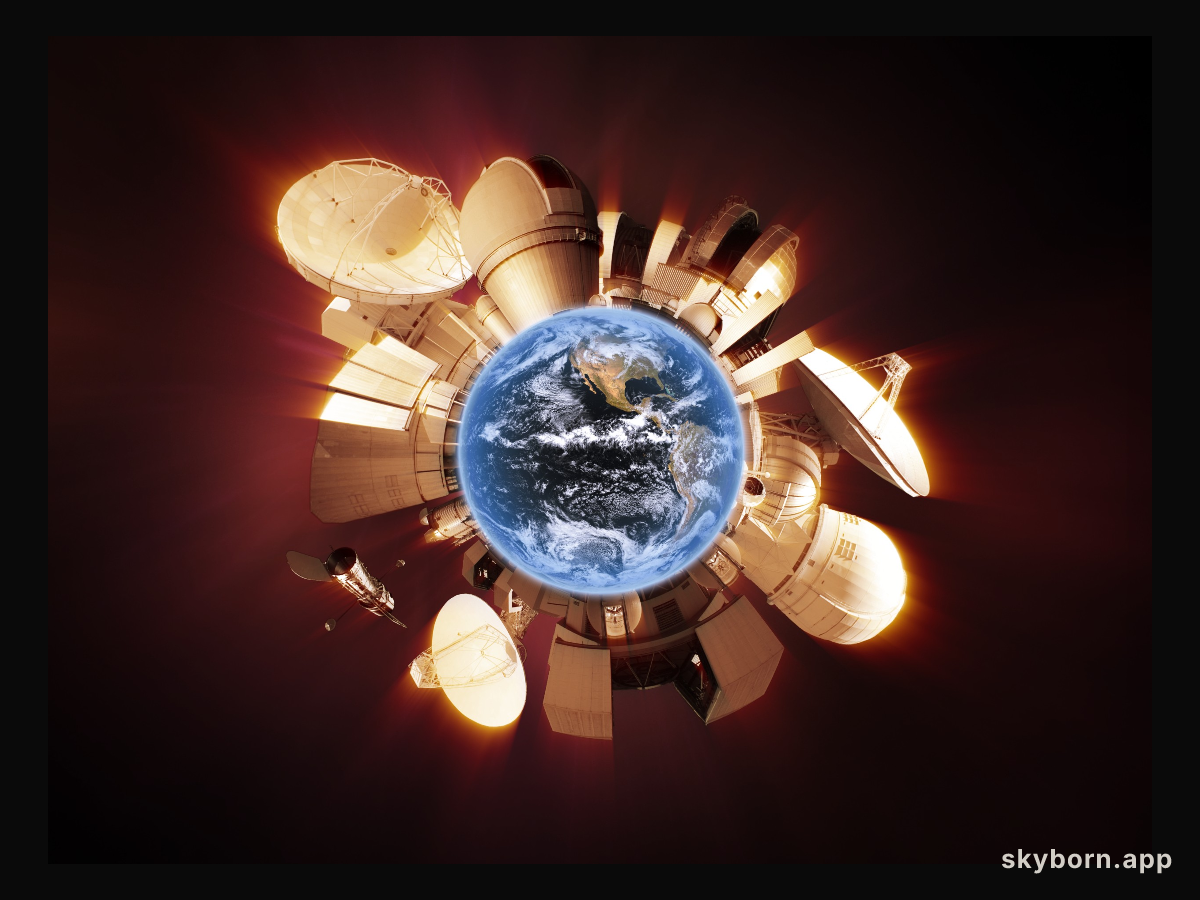 Around the World in 80 Telescopes