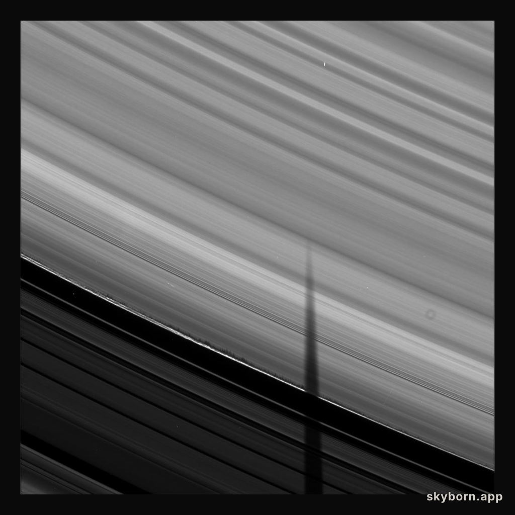 Jagged Shadows May Indicate Saturn Ring Particles