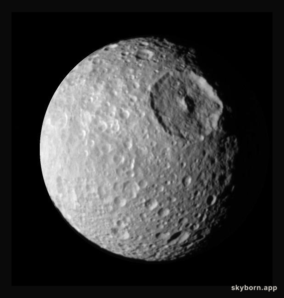 Mimas: Small Moon with a Big Crater