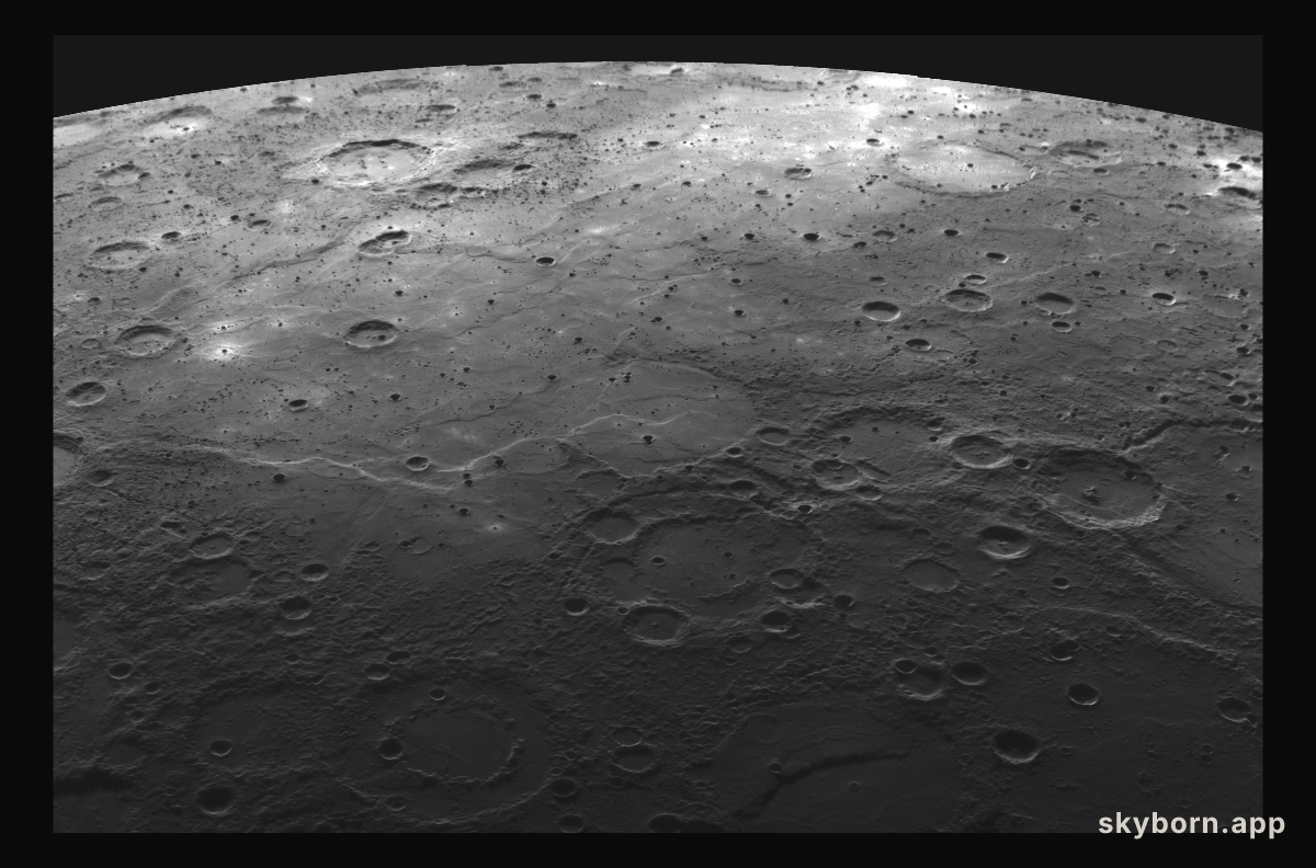 Volcanic Terrain on Mercury