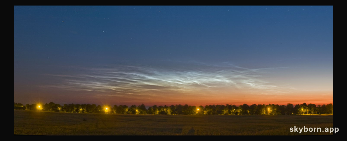 Noctilucent Clouds Over Germany