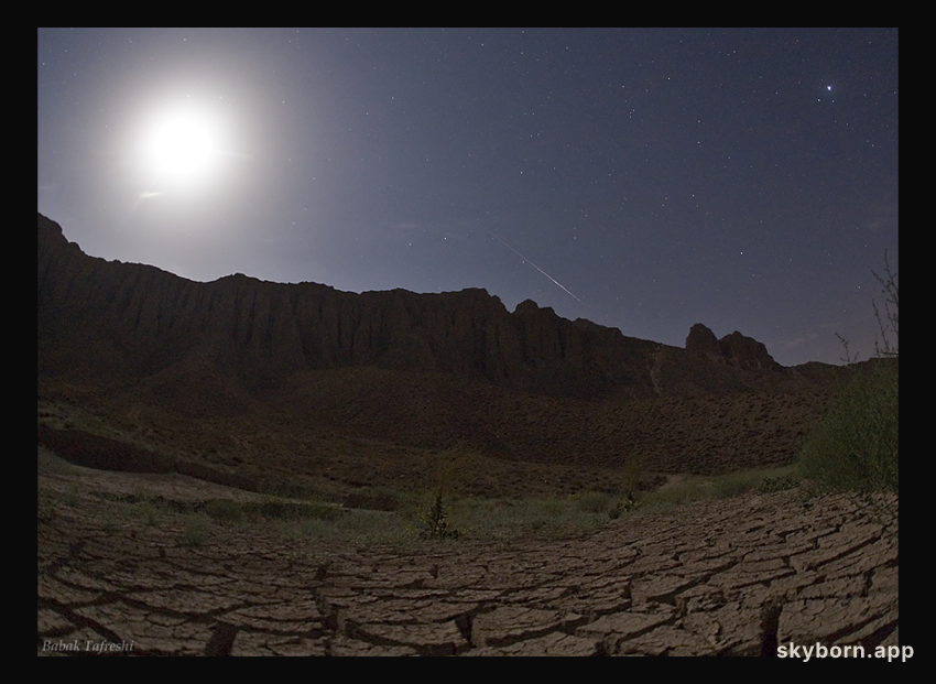 Meteor by Moonlight