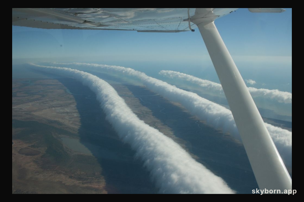Morning Glory Clouds Over Australia
