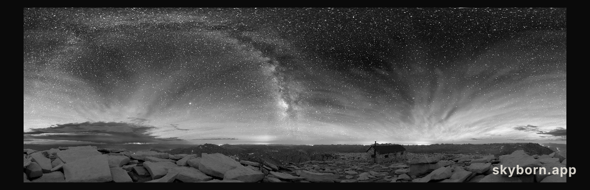A Dark Sky Over Sequoia National Park