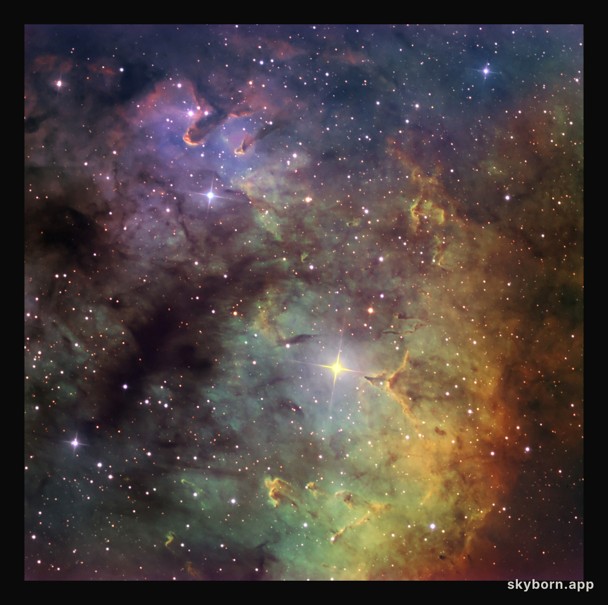 NGC 7822 in Cepheus