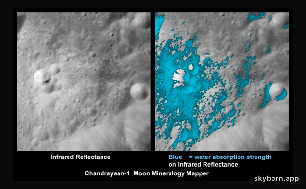 Water Discovered on the Moon