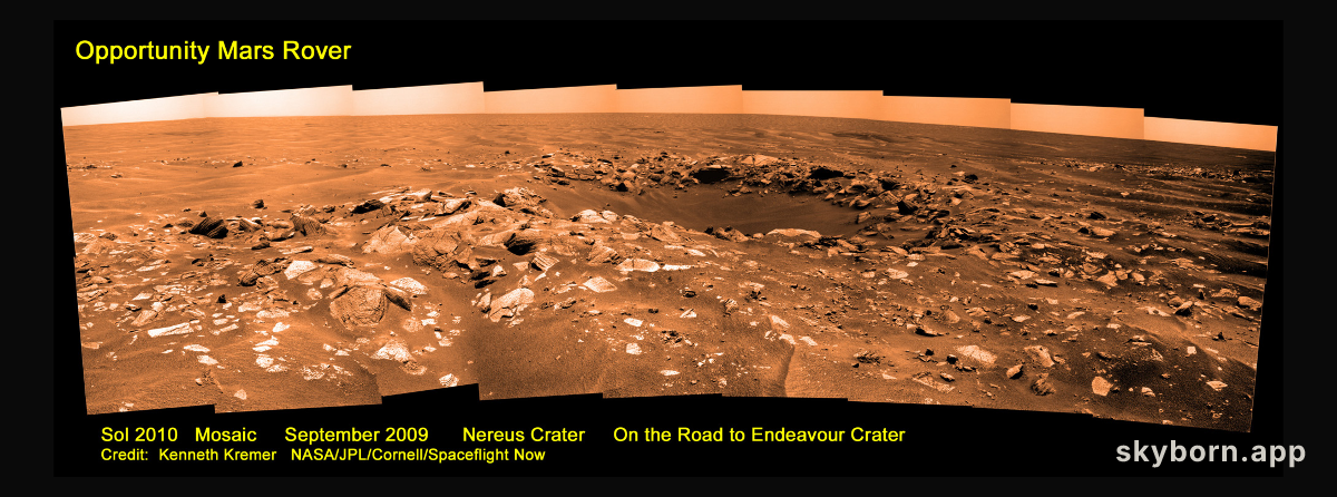 Nereus Crater on Mars