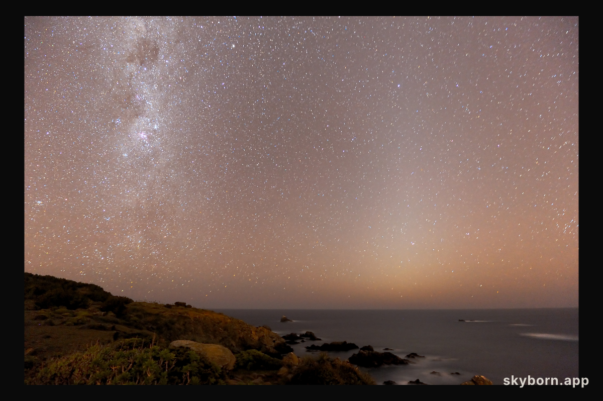 Zodiacal Light Over Laguna Verde