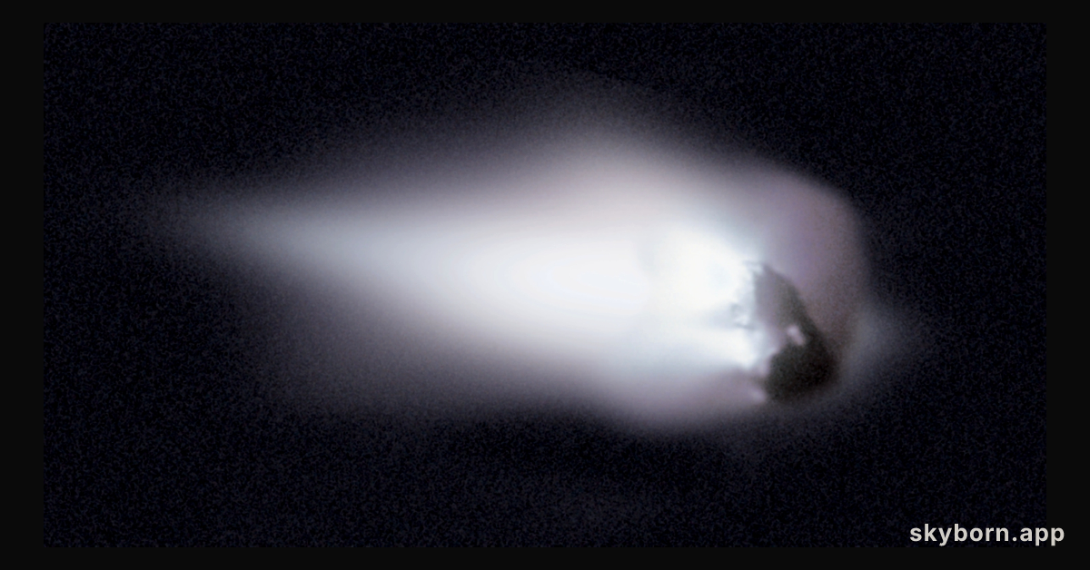 Comet Halley's Nucleus: An Orbiting Iceberg
