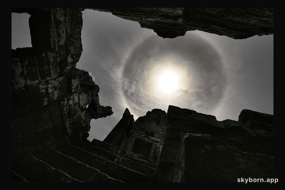 A Sun Halo Over Cambodia