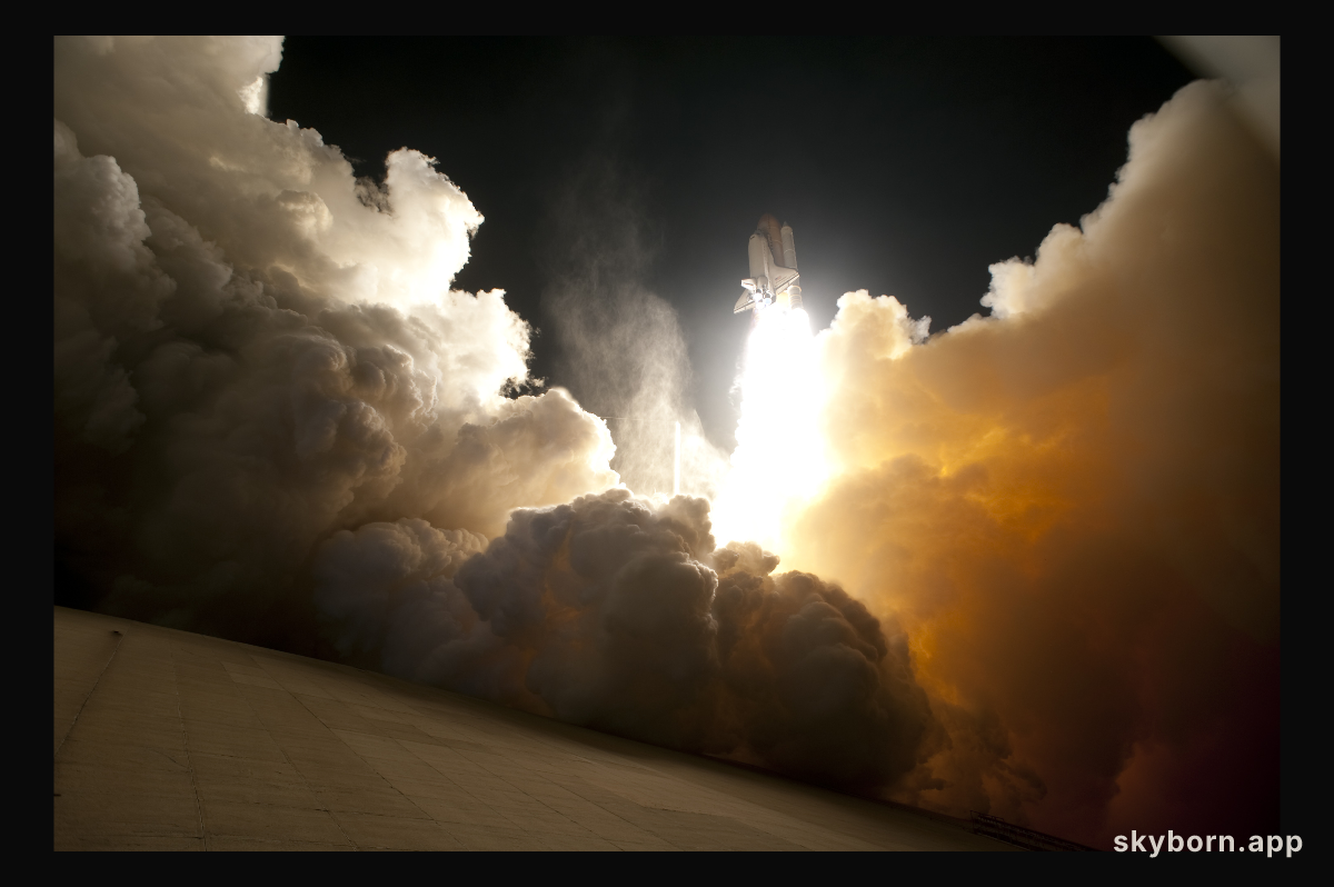 Night Launch of the Space Shuttle Endeavour