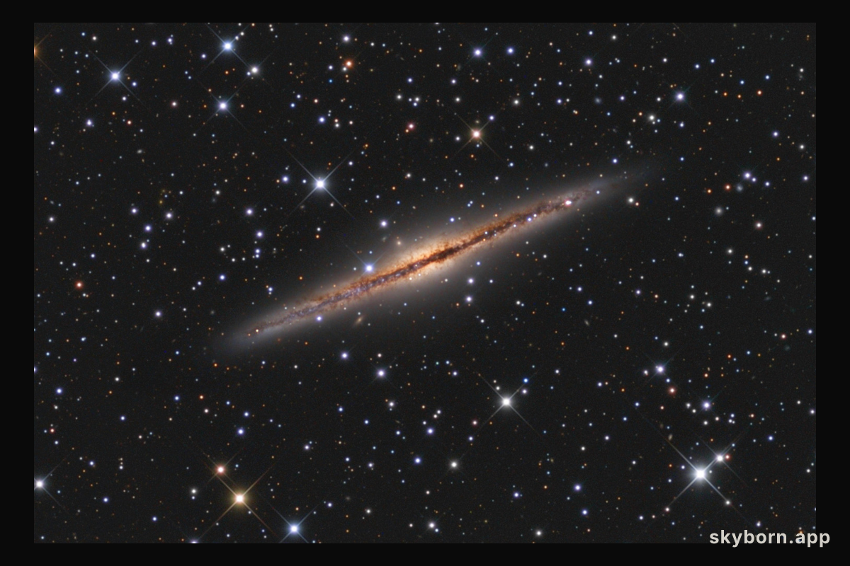 Edge-on Spiral Galaxy NGC 891