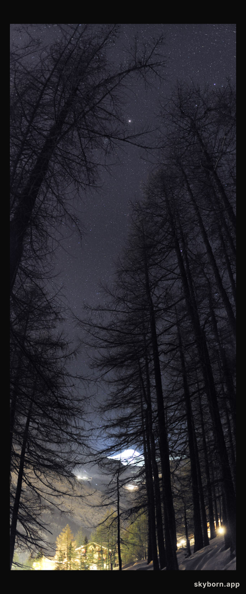 Mars Over the Allalinhorn