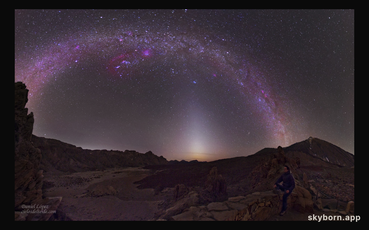 Zodiacal Light Vs. Milky Way